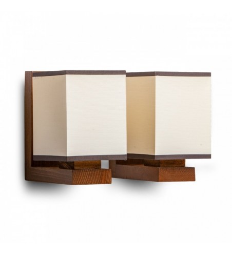 APLICA din lemn LIDO  2X E14 NUC EX-00048