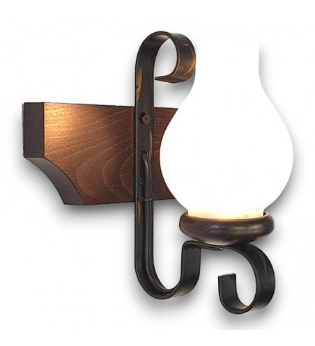 APLICA din lemn VELA  1X E14 WENGE EX-00126