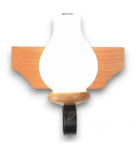 APLICA din lemn VELA  1X E14 NATUR EX-00141