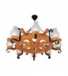 LUSTRA din lemn TIMONA  8X E14 NATUR EX-00228