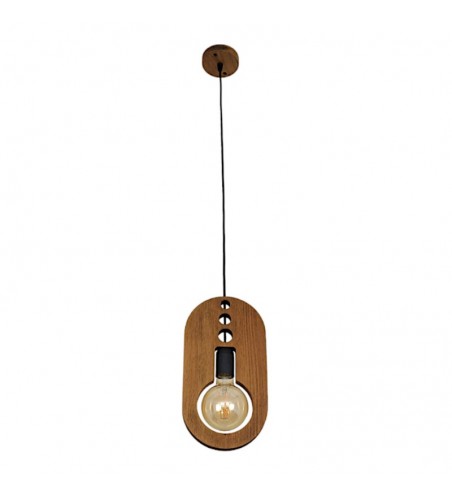 PENDUL din lemn MELISSA  1X E27 ANTIC EX-00318