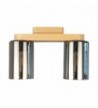 PLAFONIERA din lemn SIENA SMOKE  2X E27 NATUR EX-00383