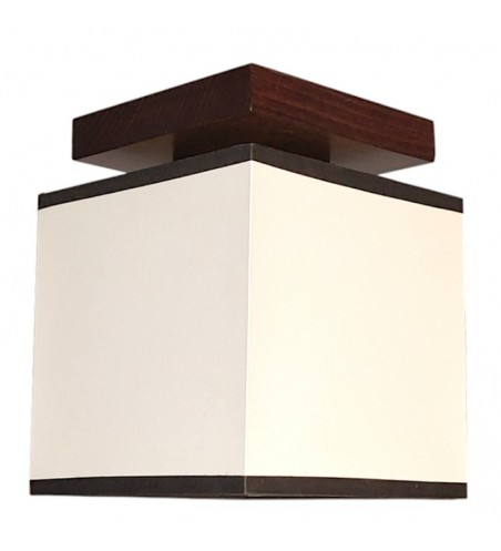 PLAFONIERA din lemn LIDO  1X E27 WENGE EX-00399