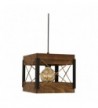 PENDUL din lemn XARA  1X E27 ANTIC EX-00520